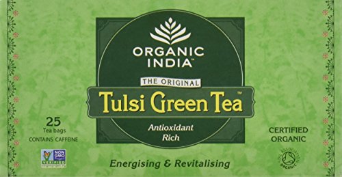 Organic India Organic India Tulsi Grüner Tee Classic 25 Teebeutel Organic India Organic India Tulsi Grüner Tee Classic 25 Teebeutel von ORGANIC INDIA