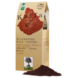 Wildkaffee Kaffa, mild, gemahlen Wildkaffee Kaffa, mild, gemahlen von ORIGINAL FOOD