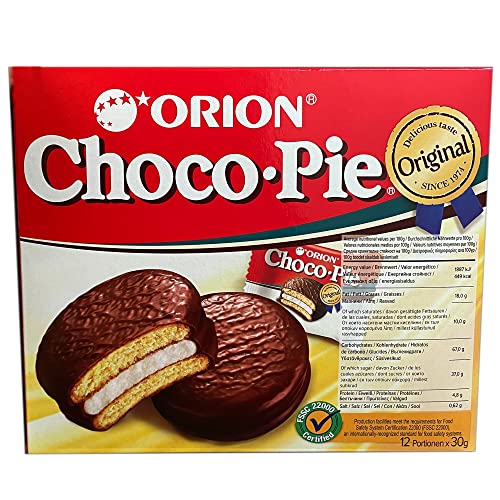 Kekse Choco Pie 3 Packungen = 36 Stück (3 x 360g) von ORION