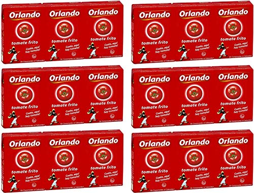 Orlando Tomate Frito Gebratene Tomaten 210 gr. - [Packung mit 18] von ORLANDO