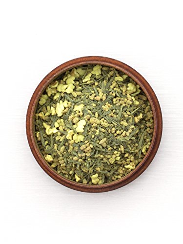 Japanischer Grüner Tee Genmaicha 'n' Matcha, BIO, Premium. 100g, lose, nicht aromatisiert. Kleiner Tee-Garten aus Fukuoka. Feinster Sencha, belebender Matcha, Natur-Reis, geröstet und gepufft. von ORYOKI