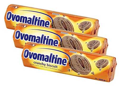 Ovomaltine Crunchy Biscuit, 3er Pack (3x250 g) von Ovomaltine