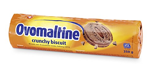 Ovomaltine Crunchy Biscuit, 4er Pack (4 x 250 g) von Ovomaltine