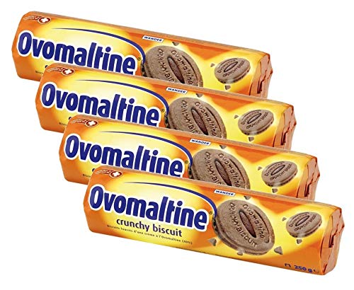Ovomaltine Crunchy Biscuit, 4er Pack (4x250 g) von Ovomaltine