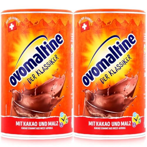 Ovomaltine Getränkepulver Dose, 2er Pack (2 x 500 g) von Ovomaltine