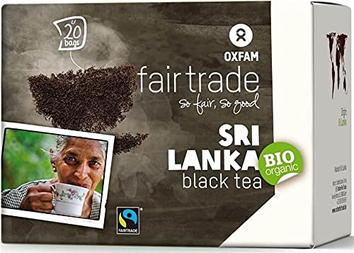 FAIR TRADE ORGANIC BIO Tee in Säcken 2x20 Stück 2er Pack (2x 36g) Teebeutel OXFAM (Schwarzer Tee) von OXFAM