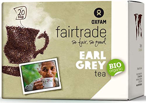 FAIR TRADE ORGANIC BIO Tee in Säcken 2x20 Stück 2er Pack (2x 36g) Teebeutel OXFAM (Tee earl grey) von OXFAM