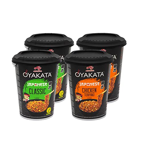 OYAKATA Gemischt 4er Pack Instant Nudeln Wok Style Japanischer Art Schnelle Zubereitung Ramen #1 von OYAKATA