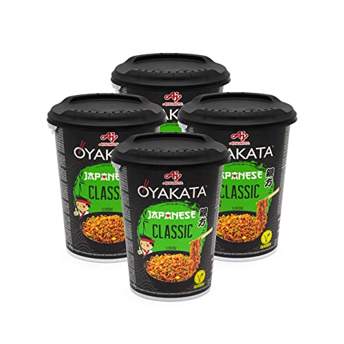 OYAKATA Klassisch 4er Pack Instant Nudeln Wok Style Japanischer Art Schnelle Zubereitung Ramen (4 x 93g) von OYAKATA