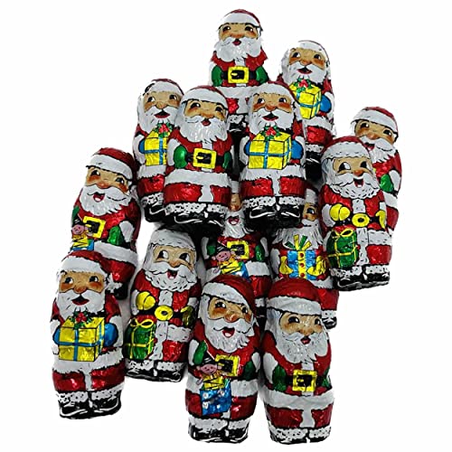 425g Weihnachtsmänner aus Milchschokolade I ca. 59 Stück I Fair Trade Kakao I Ideal für Nikolausstiefel, Adventskalender, Weihnachtsteller oder als süße Weihnachtsdeko I von OYOY