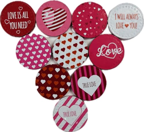 OYOY Liebes Schokotaler Set I 3x 100g Taler Schokolade Liebesbotschaft mit Ich liebe Dich Sticker I Valentinstag Süssigkeiten I Geschenke für Frauen I Partner Geschenke von OYOY