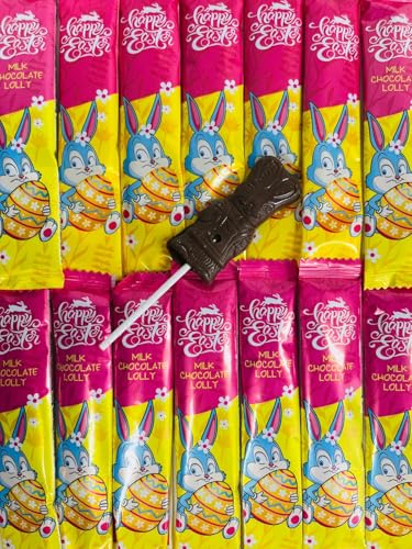 OYOY Osterhasen am Stiel I 15x 15g I Schokolollies Osterhase I Osterschokolade I Füllung Osterkörbchen Kinder von OYOY