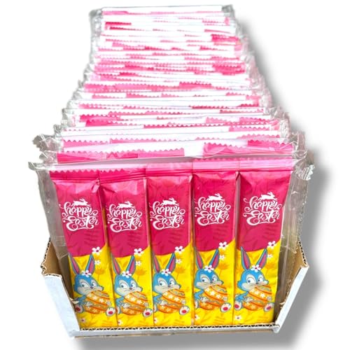 OYOY Osterhasen am Stiel I 175x 15g I Schokolollies Osterhase I Osterschokolade I Osternest Schokolade I Für Kinder Ostergeschenke nettes Mitgebsel von OYOY