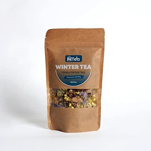 Oz Tea Winterzauber Tee 80 Gramm - Ein Wintertraum aus natürlichen Zutaten, perfekt für gemütliche Abende und eine wohltuende Auszeit vom stressigen Alltag von OZ Tea