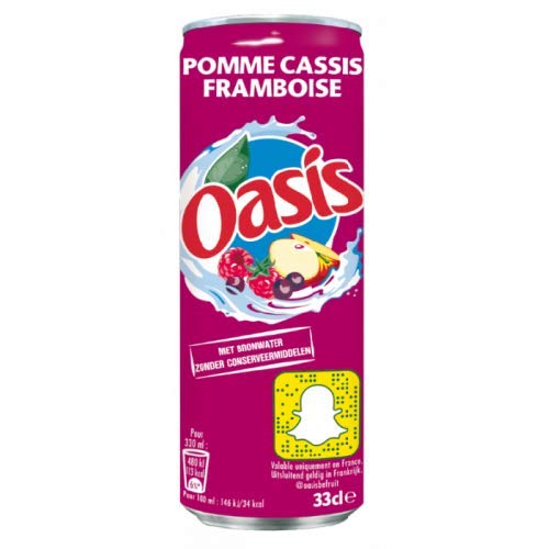 Oasis Apfel Cassis Himbeere 24 x 0,33 Liter von Oasis