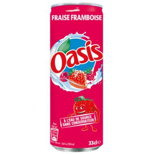 Oasis Himbeere Erdbeere 24 x 0,33 Liter von Oasis
