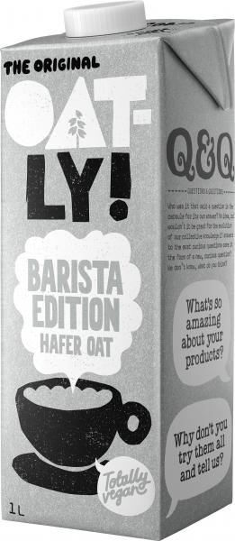 Oatly Haferdrink Barista Edition haltbar von Oatly