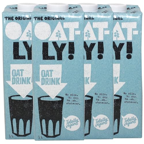 Oatly Original Hafergetränk, 1 l, 4 Stück von OATLY