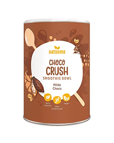 OATSOME® Choco Crush | Smoothie Bowl Mit Mildem Kakao & Cremigem Hafer | 100% Natürlich, Vegan & Ohne Zuckerzusatz + Zusatzstoffe | Einfache Zubereitung | Frühstück & Snack | Gefriertrocknung | 400g… von Oatsome