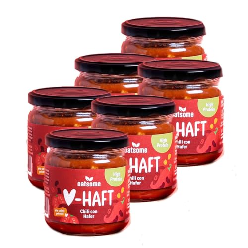 Oatsome Chili con Hafer 6x 350g - Herzhaft gesunde Bowls Oatsome Chili con Hafer 6x 350g - Herzhaft gesunde Bowls von Oatsome