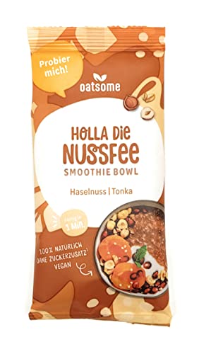 Oatsome Smoothie Bowl Holla die Nussfee - Smoothie zum löffeln - Frühstückersatz, Holla die Nussfee, 50g, Menge:1 Stück Oatsome Smoothie Bowl Holla die Nussfee - Smoothie zum löffeln - Frühstückersatz, Holla die Nussfee, 50g, Menge:1 Stück von Oatsome