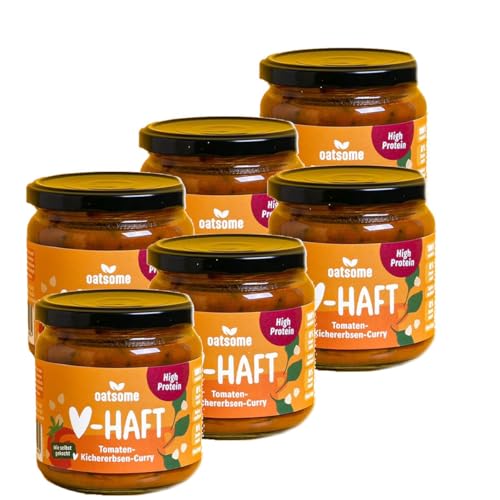 Oatsome Tomaten-Kichererbsen-Curry 6x 350g - Herzhaft gesunde Bowls Oatsome Tomaten-Kichererbsen-Curry 6x 350g - Herzhaft gesunde Bowls von Oatsome