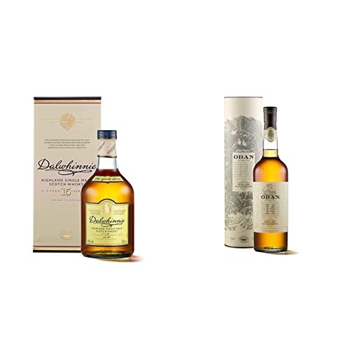 Dalwhinnie Oban 14 Jahre | Single Malt Scotch Whisky | mit Geschenkverpackung | aromatischer Bestseller mit Charakter | handverlesen aus den Highlands | 700ml & Dalwhinnie 15 Jahre | 43% vol von Dalwhinnie