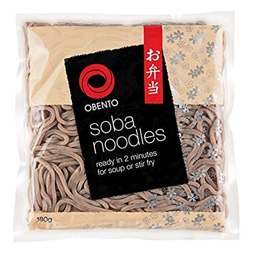 Obento Japanische Soba Nudeln, vorgekocht, 180 g von Obento