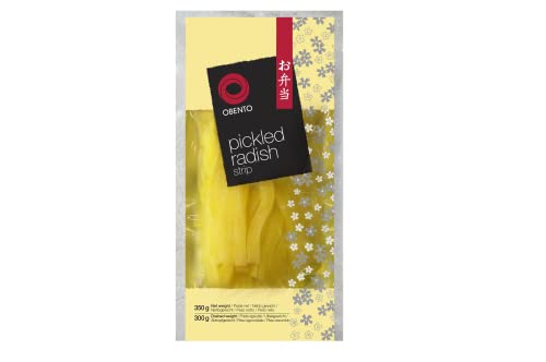 Obento Pickled Radish Strip Eingelegte Rettichstreifen, 350 gramm von Obento