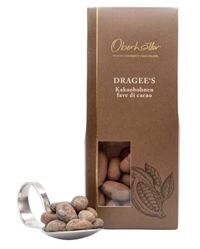 Oberhöller Dragee mit Vollmilch Schokolade überzogene Kakaobohnen, 100 g - 100% gentechnikfrei, ohne Konservierungsmittel, Qualitätsprodukt Made in Südtirol von Oberhöller Finest Gourmet Chocolate