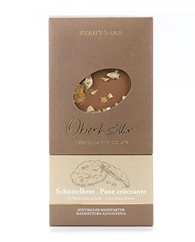 Oberhöller Vollmilchschokolade mit Schüttelbrot, 100 g - 100% gentechnikfrei, ohne Konservierungsmittel, Bean-to-Bar, Qualitätsprodukt Made in Südtirol Oberhöller Vollmilchschokolade mit Schüttelbrot, 100 g - 100% gentechnikfrei, ohne Konservierungsmittel, Bean-to-Bar, Qualitätsprodukt Made in Südtirol von Oberhöller Finest Gourmet Chocolate