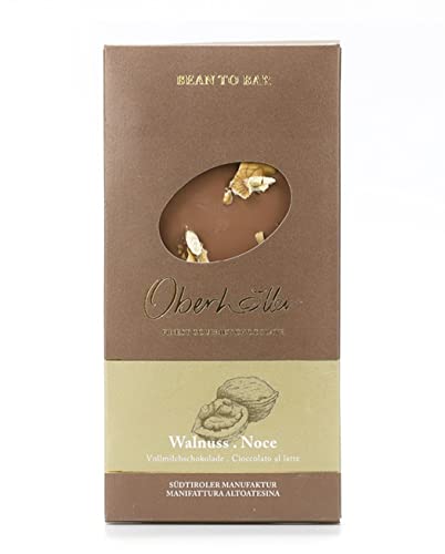 Oberhöller Vollmilchschokolade mit Walnuss, 100 g - 100% gentechnikfrei, ohne Konservierungsmittel, Bean-to-Bar, Qualitätsprodukt Made in Südtirol Oberhöller Vollmilchschokolade mit Walnuss, 100 g - 100% gentechnikfrei, ohne Konservierungsmittel, Bean-to-Bar, Qualitätsprodukt Made in Südtirol von Oberhöller Finest Gourmet Chocolate