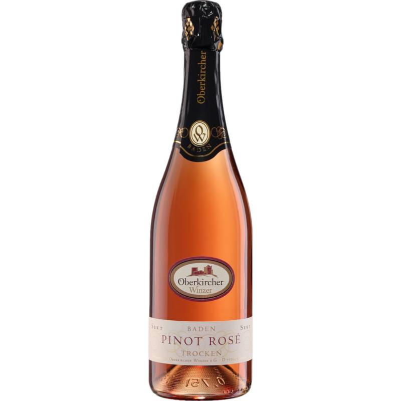 Oberkircher Pinot Sekt Rosé, Trocken, Baden, Baden, 2023, Schaumwein von Oberkircher Winzer eG Renchener Str. 42, 77704 Oberkirch