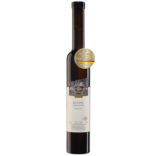 Oberkircher Winzer Riesling Beerenauslese - COLLECTION OBERKIRCH Exklusiv - besondere Kostbarkeit mit feinem Süße-Säure-Spiel und viel Opulenz - Badischer Wein, Anbaugebiet Ortenau (1 x 0,375l) von Oberkircher Winzer