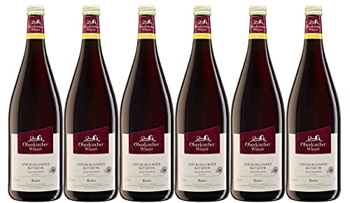 Oberkircher Winzer Collection Oberkirch Spätburgunder Rotwein QW trocken (6 x 1,0L) von Oberkircher Winzer