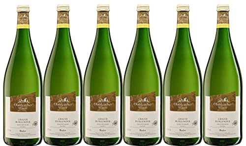 Oberkircher Winzer Collection Oberkirch Grauer Burgunder QW trocken (6 x 1,0L) von Oberkircher Winzer