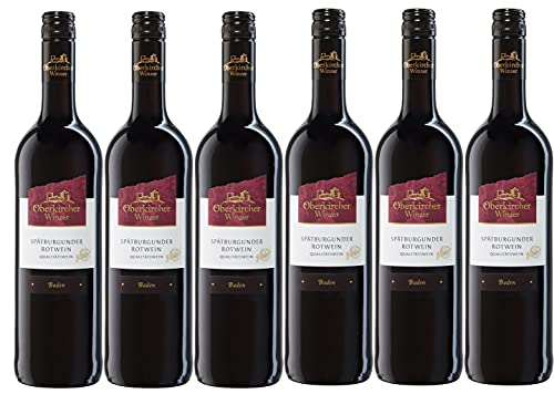 Oberkircher Winzer Collection Oberkirch Spätburgunder Rotwein QW (6 x 0,75L) von Oberkircher Winzer