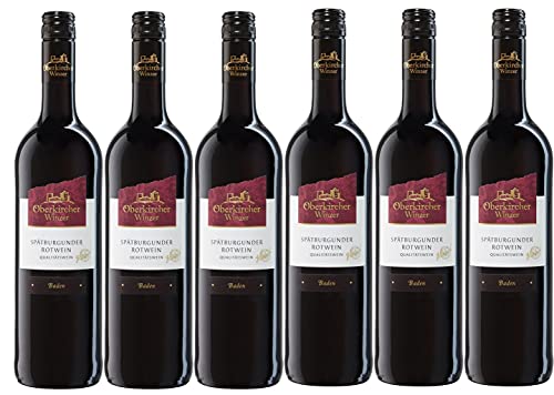 Oberkircher Winzer Collection Oberkirch Spätburgunder Rotwein QW (6 x 0,75L) von Oberkircher Winzer