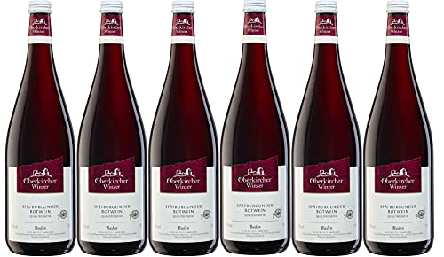 Oberkircher Winzer Collection Oberkirch Spätburgunder Rotwein QW (6 x 1,0L) von Oberkircher Winzer