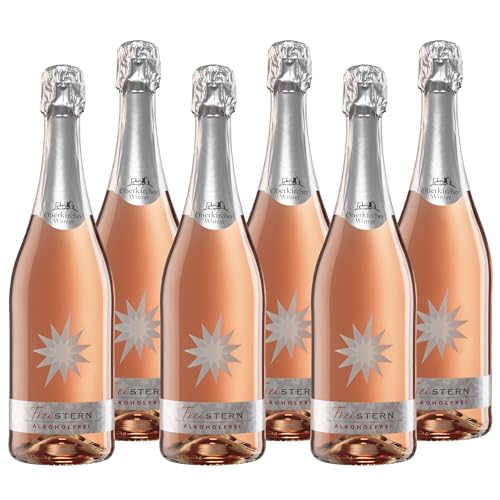 Oberkircher Winzer Freistern Traubensaft-Secco alkoholfrei - COLLECTION OBERKIRCH - prickelnd frischer, fruchtiger und alkoholfreier Traubensaft-Secco - Badischer Sekt, Anbaugebiet Ortenau (6 x 0,75l) von Oberkircher Winzer