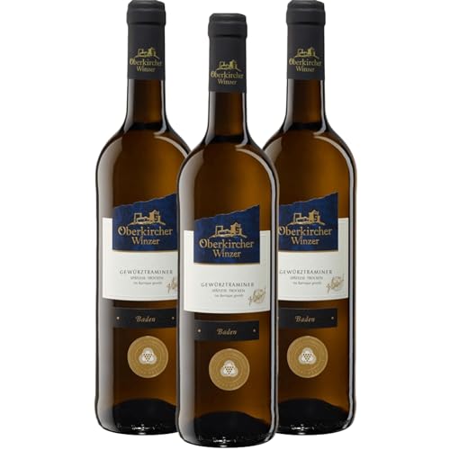 Oberkircher Winzer Gewürztraminer Barrique Spätlese trocken - COLLECTION OBERKIRCH Exklusiv - aromatischer Wein mit ausgeprägten Düften - Badischer Wein, Anbaugebiet Ortenau (1 x 0,75l) von Oberkircher Winzer