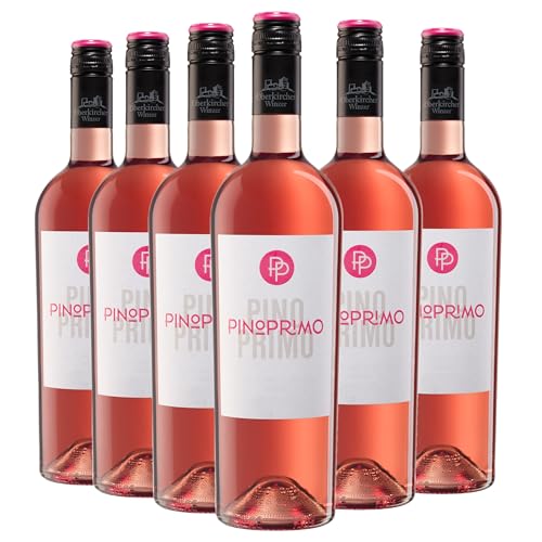 Oberkircher Winzer PinoPrimo Rosé Cuvée - Roséwein halb-trocken, frisch fruchtig und elegante Cuvée, mild im Geschmack, deutscher Wein aus Baden (6 x 0,75l) von Oberkircher Winzer