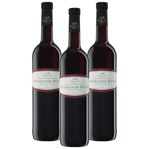 Oberkircher Winzer Spätburgunder trocken - VINUM NOBILE - charaktervoller Rotwein trocken mit Aromen von reifen Kirschen, Qualitätswein aus Baden (3 x 0,75l) von Oberkircher Winzer