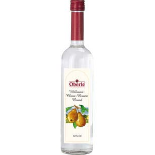 4 Flaschen Oberle William Christ Birne Obstbrand a 0,7l 40% vol. von Oberle