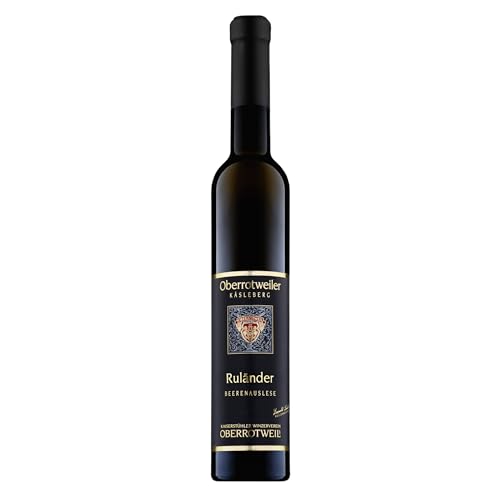 Oberrotweiler Käsleberg Ruländer Beerenauslese - edelsüßer Weißwein lieblich mit Aromen von Mango, Feigen & Datteln - Badischer Wein, Anbaugebiet Kaiserstuhl (1 x 0,375l) von Oberrotweiler Winzerverein eG