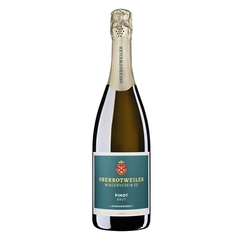 Oberrotweiler Pinot Brut - Jahrgangs-Sekt brut - ideal als hochwertiges Sekt-Geschenk für Frauen und Männer, Badischer Winzersekt (1 x 0,75l) von Oberrotweiler Winzerverein eG