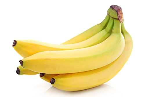 Ganio Bananen Frisch 1 kg | Frisches Obst kaufen | Frische Bananen im Karton | Plastikfreier Versand | Lieferung schnell & schonend aus Ostfriesland von Obst