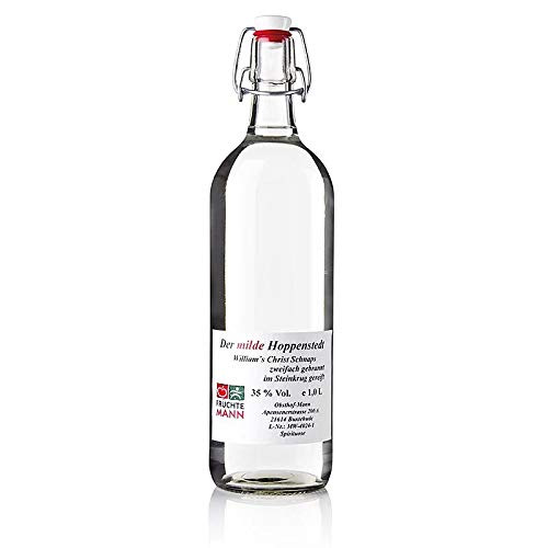 Der milde Hoppenstedt, Williamsbirnenbrand, 35% vol., 1 l Der milde Hoppenstedt, Williamsbirnenbrand, 35% vol., 1 l von Obsthof - Mann