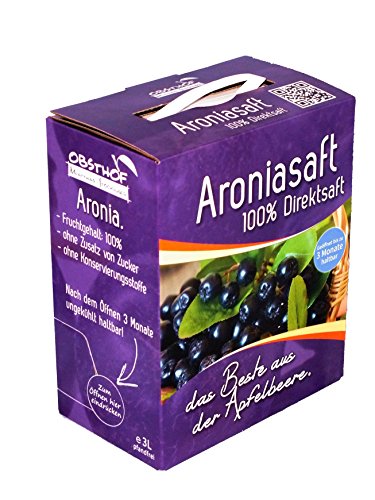 Aronia Muttersaft, 3 Liter Bag in Box, Aroniasaft von Obsthof Matthias Stockinger