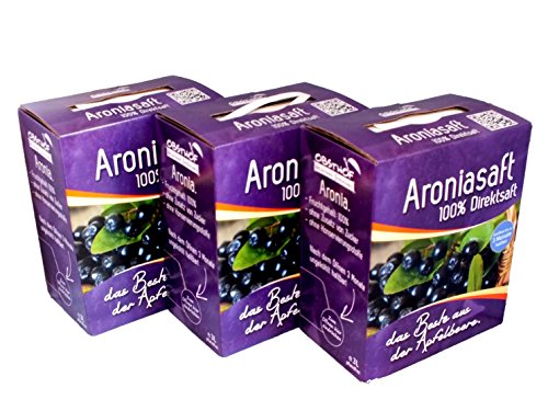 Obsthof Stockinger Aronia Muttersaft Bag in Box Aronia - Direktsaft, Sparpaket, 3x 3 l von Obsthof Matthias Stockinger